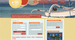 Desktop Screenshot of holidayhomesbali.com